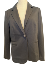 Jules &amp; Leopold Black Lined One Button Blazer 3/4 Sleeve, Women&#39;s M - £9.53 GBP