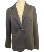 Jules &amp; Leopold Black Lined One Button Blazer 3/4 Sleeve, Women&#39;s M - $12.34