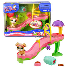 Year 2006 Littlest Pet Shop Lps Super Surprise Obstacle Course With Boxer #235 - £31.96 GBP