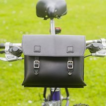 London Craftwork Bicycle Bag Genuine Leather Saddle/Handlebar/Frame Bag ... - $45.59