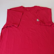 Carhartt K87 600 Men's Red Heavyweight Short Sleeve Cotton T-Shirt Size 3XL Tall image 14