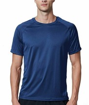 Sub Sports Tech Stay Cool Mens Short Sleeve Top Blue Gym Running Sport T... - £10.35 GBP