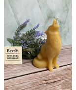 Howling Wolf Candle – 100% Pure Beeswax -  Handmade in Minnesota - $12.50