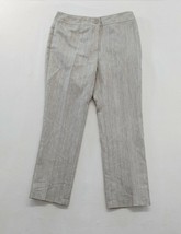 Laura Petites Women&#39;s Casual Pants Size 4 Gray Polyester Mid Rise - £7.75 GBP