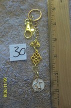 purse jewelry gold color music note keychain backpack dangle charm  30 - $4.74