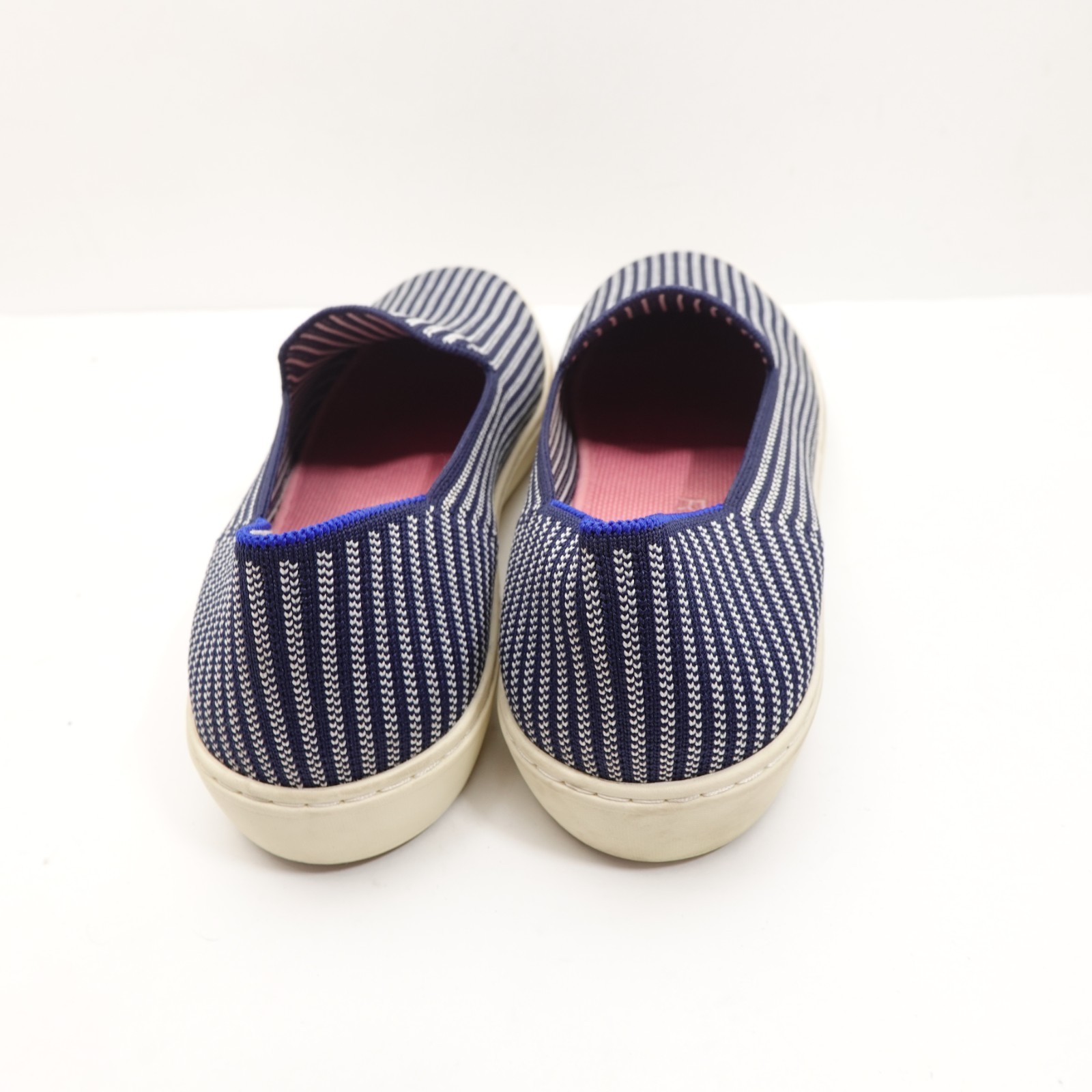 ROTHY'S Shoes Womens Size 11 Riviera Pinstripe Blue Slip On Casual Item image 6