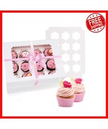 Convenient 25 Pack Cupcake Boxes for Easy Transport - Holds 12 Standard ... - $842.53 MXN