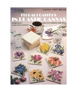 Vintage Plastic Canvas Patterns, Floral Coasters by Kathleen Hurley, 198... - £11.34 GBP