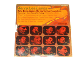 JERRY LEE LEWIS "She Even Woke Me Up To Say Goodbye" LP 1970 Smash SRS-6... - $9.85