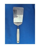 Vintage Chief Spatula/Flipper 11&quot; (inches) w/White Plastic Handle - $9.89