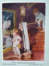 Vintage Halloween Postcard Knapp Eliza Curtis Series 9733 Her Future Husband - £137.55 GBP