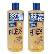 Revlon Flex Body Building Shampoo - For Normal To Dry Hair (592 ml) Pack of 2 - £51.03 GBP