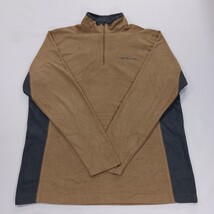 Columbia XM6279 Men's Brown/Black Pine Ridge Fleece 1/4 Zip Sweatshirt Size M image 12