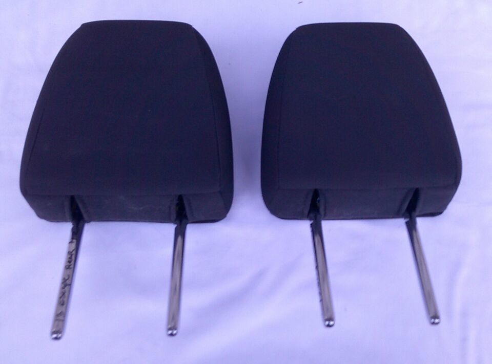 2013 - 2015 FORD ESCAPE REAR L R SEAT HEADREST BLACK CLOTH SET  GOOD CON... - $60.00