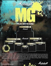 Marshall MG4 MG10 MG15 MG Range Series guitar amp ad 8 x 11 advertisement print - £3.40 GBP