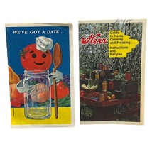 Kerr Home Canning Freezing Guide Booklet We&#39;ve Got a Date Booklet Lot of 2 - £15.82 GBP