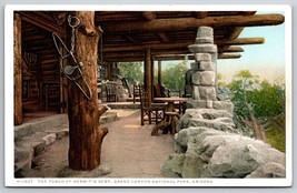 Porch at Hermits Rest Grand Canyon Arizona UNP Fred Harvey WB Postcard H15 - £2.33 GBP