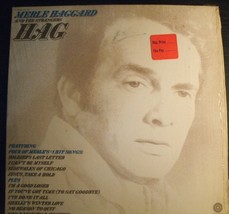 Vinyl LP-Merle Haggard-Hag-in shrink wrap! NM very light scuffs - £13.86 GBP