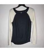 DKNY long sleeve Pull On cardigan sweater Petite Size PM White black Gen... - £9.96 GBP