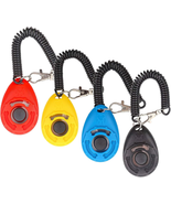 Clicker Training for Dogs, [4 Pcs, Multi-Color] Dog Clicker for Training... - $199.53 MXN