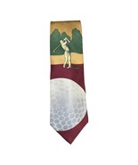 Sports Ties Unlimited Mens Golf Silk Neck Tie Necktie x 57&quot; x 4&quot; - £7.38 GBP