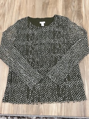 Size 1 Chicos Women’s Long Sleeve Top - $12.86