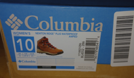 COLUMBIA LADIES NEWTON RIDGE PLUS WATERPROOF BROWN LACE BOOTS-10-NIB - $69.00