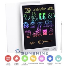 14&quot; Lcd Writing Tablet Digital Drawing Pad Colorful Screen Doodle Board For Kid - £36.08 GBP