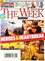 The Week Junior Magazine January 24 2025 Heroes &amp; Heartbreak Wildfires &amp; more - $4.89