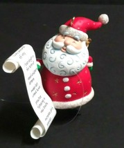 Hallmark Keepsake So Much to Do! Santa List Christmas Ornament 2004 - $9.99