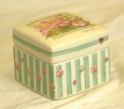 Hallmark Trinket Music Box Marjolein Bastin Pink Peony Flowers Moonlight... - $464.39 MXN
