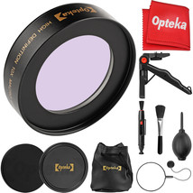 Opteka 10x Macro Lens for Canon EOS R, RP, R5, R6 with 24-105mm 4L IS USM 77mm - £56.93 GBP