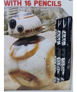 Disney-Star Wars 16 Valentines Cards with Pencils - £7.59 GBP