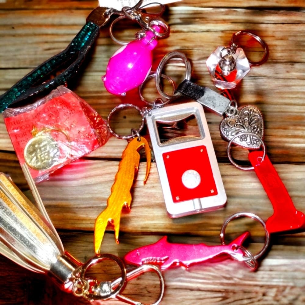 Really cute bundle of vintage keychains - $23.76