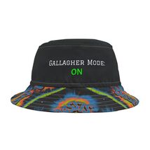 Vibrant Tie-Dye Bucket Hat - Gallagher Mode, Fun Cartoon Oasis 2025  Fes... - $25.99