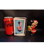 Mickey Mouse Santa Figurine Royal Orleans Walt Disney Korea Christmas Bo... - $28.70