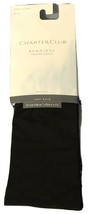 Charter Club Chocolate Brown Bandless Trouser Socks Nylons Size 9-11 New - $3.99