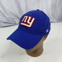 New York NY Giants NEW ERA 9Twenty Womens NFL Baseball Blue Strapback Hat Cap - $12.19