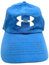 Under Armour UA Women&#39;s 1294037 strapback adjustable blue cotton hat cap - $16.46