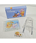 Disney Baby Photo Frame Pooh Tigger Piglet Eeyore Glass Panes Metal Stan... - €12,95 EUR