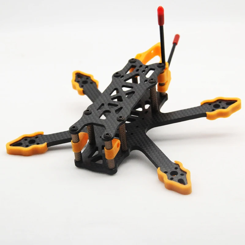 Gx140 140mm 3 Inch Mini Carbon Fiber Frame Kits 4mm Arms 1408 Motor Runcam Split - £27.32 GBP