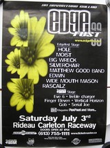 EDGEFEST 1999  POSTER OTTAWA 23*17 INCH HOLE MOIST BIG WRECK SILVERCHAIR... - $95.14 CAD
