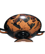 Ancient Greek Kylix Pottery with Bacchante Vase Pottery Replica Reproduc... - $1,340.11 CAD