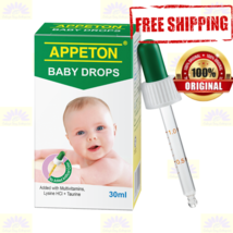 APPETON Multivitamine Plus Bébé Enfant Goutte 30ml Supplément Sain Croissance - £26.03 GBP