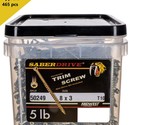 Midwest Fastener # 8 X 3&quot; Saber Trim Screws 5 Pound (Star Drive Finish) - $38.80