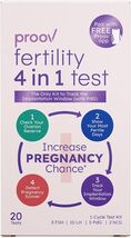 BUY 3 GET 1 FREE Add4) Proov - 4-in-1 Fertility Test Promote Chance of P... - €10,71 EUR