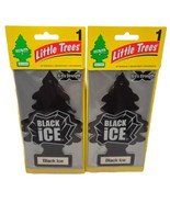 2 Little Trees Xtra Strength Air Freshener BLACK ICE Home Car NEW EXTRA ... - £6.04 GBP