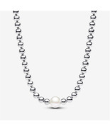 S925 Silver Treated Freshwater Cultured Pearl &amp; Beads Collier Necklace - $28.70 CAD