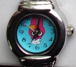 Powder Puff Girls Watch! Silver Bracelet Band! Beautiful! - £39.14 GBP