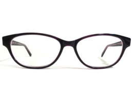 Ted Baker Eyeglasses Frames B711 BLK Black Purple Cat Eye Full Rim 52-15-140 - £14.55 GBP